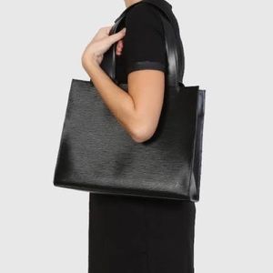 Authentic Louis VUITTON Z Gemeaux Tote Epi Leather